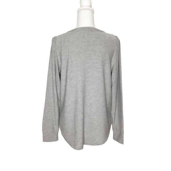 Chaser Gray Weekend Rainbow Long Sleeve Top Medium NWT - Picture 3 of 6